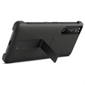 Sony Xperia 1 III Style Cover with Stand XQZ-CBBC - Black