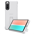 Sony Xperia 10 IV Style Cover with Stand XQZ-CBCCH - Grey