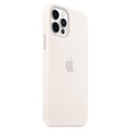 iPhone 12/12 Pro Apple Silicone Case with MagSafe MHL53ZM/A - White