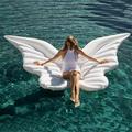 Giant Angel Wings Inflatable Pool Float / Swimming Lounger - White