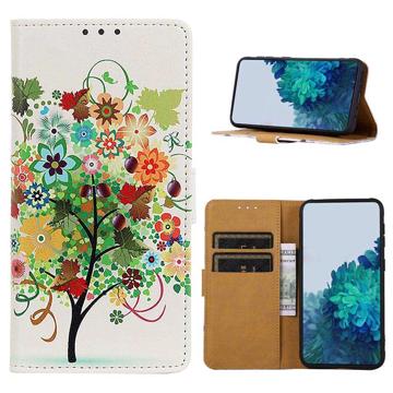 Glam Series Huawei Nova 10 Pro Wallet Case - Flowering Tree / Green