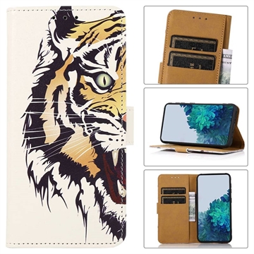 Glam Series Huawei Nova 10 Pro Wallet Case - Tiger