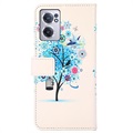 Glam Series OnePlus Nord CE 2 5G Wallet Case - Flowering Tree / Blue