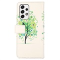 Glam Series Samsung Galaxy A53 5G Wallet Case - Flowering Tree / Green
