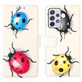 Glam Series Samsung Galaxy A73 5G Wallet Case - Ladybugs