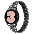 Samsung Galaxy Watch4/Watch4 Classic Glam Stainless Steel Strap - Black