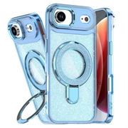 iPhone Air Glitter Hybrid Case with Kickstand - MagSafe Compatible - Blue