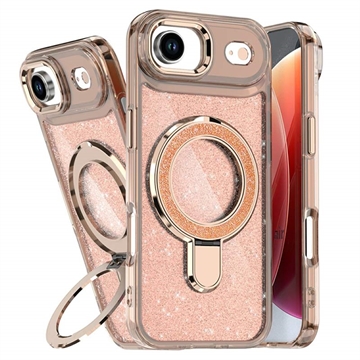 iPhone Air Glitter Hybrid Case with Kickstand - MagSafe Compatible - Desert Gold