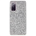 Glitter Series Samsung Galaxy S20 FE Hybrid Case - Silver