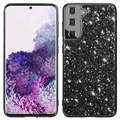 Samsung Galaxy S21 FE 5G Glitter Series Hybrid Case - Black