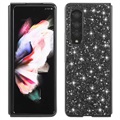 Glitter Series Samsung Galaxy Z Fold3 5G Hybrid Case - Black