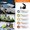GoPro/Action Camera Suction Cup Mount with 360 Adjustment for Car, Boat
