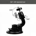 GoPro/Action Camera Suction Cup Mount with 360 Adjustment for Car, Boat