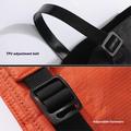 Golovejoy HX39 Waterproof Leg Gaiters - Plush Lining for Hiking, Climbing, and Skiing - L - Orange / Black