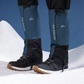 Golovejoy HX39 Waterproof Leg Gaiters - Plush Lining for Hiking, Climbing, and Skiing - M - Blue / Black