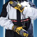 Golovejoy SK34 Winter Skiing Gloves - Waterproof, Windproof, Touch Screen Mittens - XL - Yellow / Blue / Black