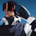 Golovejoy SK34 Winter Skiing Gloves - Waterproof, Windproof, Touch Screen Mittens - XL - Yellow / Blue / Black
