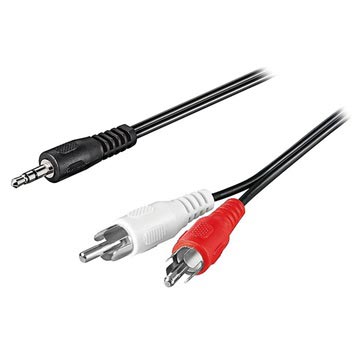 Goobay 3.5mm / 2 x RCA Audio Cable Adapter