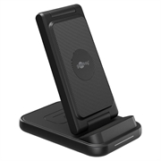 Goobay 3-in-1 Wireless Charger 15W - Black