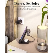 Goobay 3-in-1 Wireless Charger 15W - Black