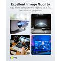 Goobay 4K DisplayPort to HDMI Cable for Projector, TV, PC - 2m - Black