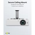 Goobay Basic Projector Ceiling Holder - Silver
