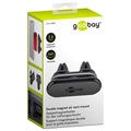 Goobay Double Magnetic Air Vent Car Holder - Black