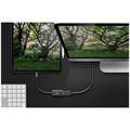 Goobay Dual Screen USB-C / HDMI Adapter - 4K UHD - Black