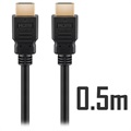 Goobay HDMI 2.0 LC 4K Ultra HD Cable - 0.5m - Black