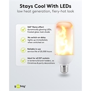 Goobay LED Flame Bulb - 4.5W