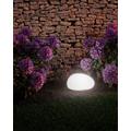 Goobay LED Solar RGBW Decorative Stone-Shaped Light - Size M - 2 Pcs.