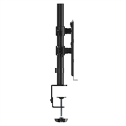 Goobay Monitor Mount with Laptop Arm - 17-27" Monitors, 10-15.6" Laptops
