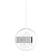 Goobay Qi2.2 25W Magnetic Wireless Charger with Stand - White