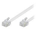 Goobay RJ11 / RJ11 4-pin Telephone Cable - White