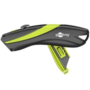 Goobay Safety Knife - Black / Green