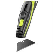 Goobay Safety Knife - Black / Green