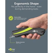 Goobay Safety Knife - Black / Green