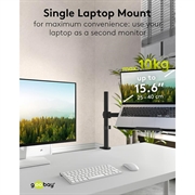 Goobay Single Laptop Mount - 10-15.6" Laptops