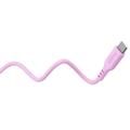Goobay USB-C Silicone Cable - 1.5m, 60W - Pink