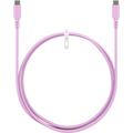 Goobay USB-C Silicone Cable - 1.5m, 60W - Pink