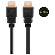 Goobay Ultra High Speed HDMI Cable with Ethernet - 8K, 5m - Black