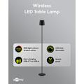 Goobay Wireless LED Floor Lamp XL 122cm - RGBW, 220lm, IP44, Rechargeable - Black
