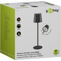 Goobay Wireless LED Table Lamp RGBW with Touch Control - 38cm - Black