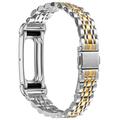 Google Fitbit Air Stainless Steel Strap - Silver / Gold