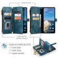 Google Pixel 10a Caseme C30 Multifunctional Wallet Case - Blue