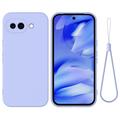 Google Pixel 10a Liquid Silicone Case with Hand Strap - Purple