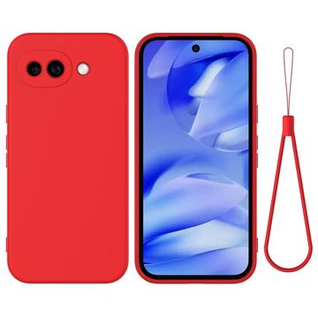 Google Pixel 10a Liquid Silicone Case with Hand Strap