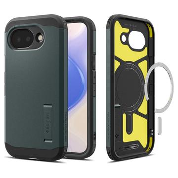 Google Pixel 10a Spigen Tough Armor Mag Case - Abyss Green