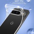 Google Pixel 11 TPU Case w/ 2x Tempered Glass Screen Protector - Clear