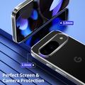 Google Pixel 11 TPU Case w/ 2x Tempered Glass Screen Protector - Clear